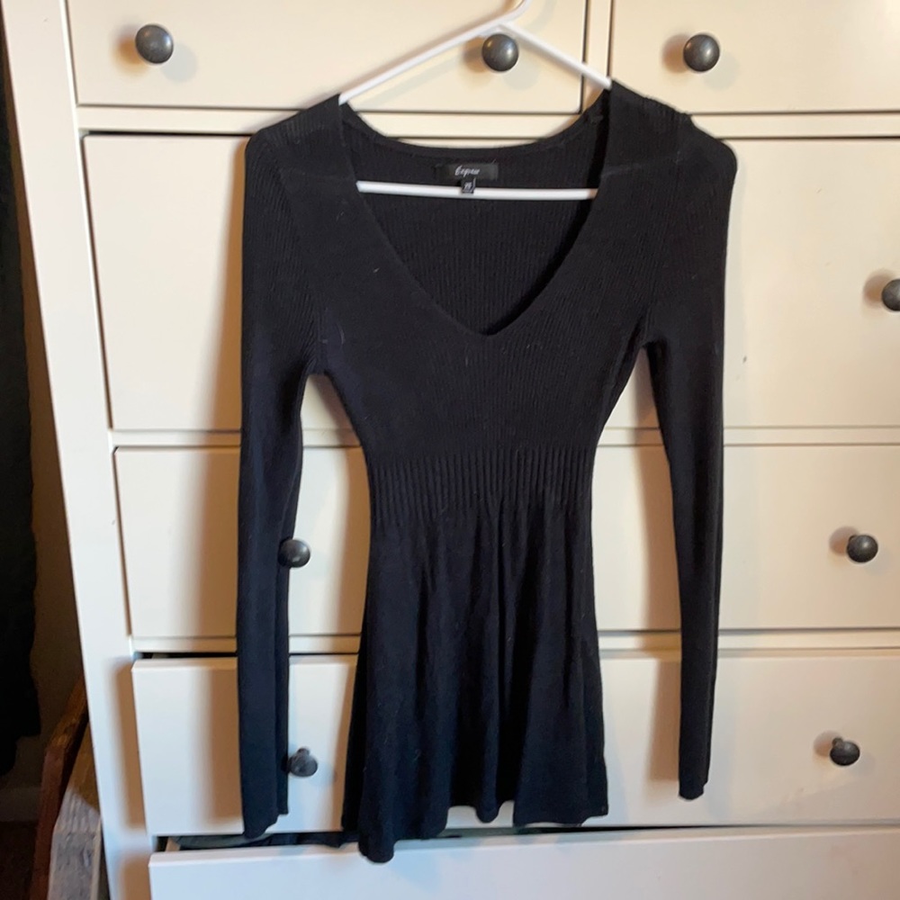 Express black sweater dress XSmall